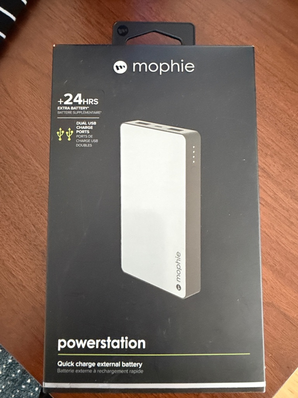 mophie Powerstation External Battery Pack - Black & White